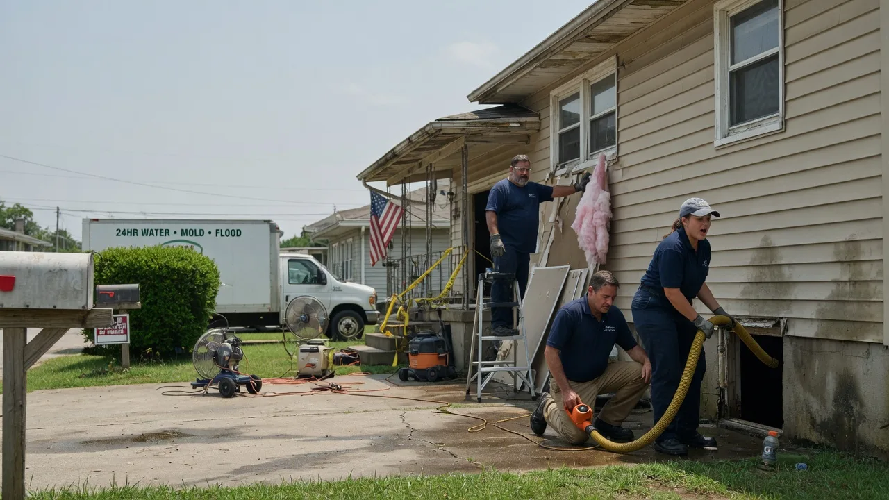 Water Damage Repair in Tichnor, AR near me